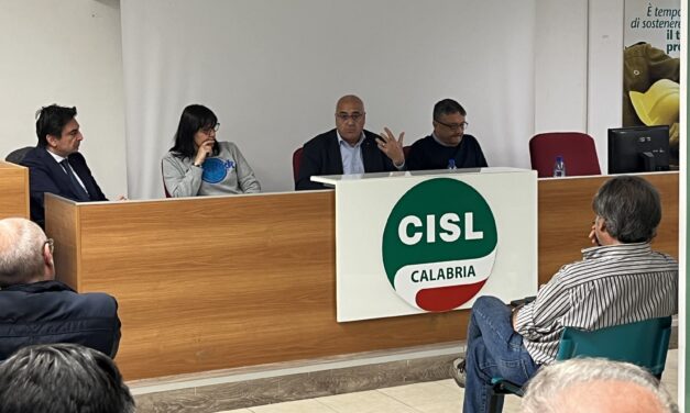 Riunito l’Esecutivo della Cisl calabrese. Il Segretario Generale Tonino Russo: qualità e sicurezza del lavoro, rendere attrattivi i territori della Calabria per gli investimenti, servizi sanitari da migliorare in un’ottica di sistema.